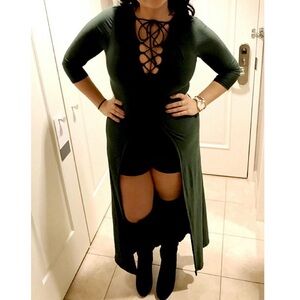 Green Short Romper Size L